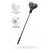 Черный стек со шлепком в форме сердца Anonymo - 35 см. - ToyFa - купить с доставкой в Белгороде