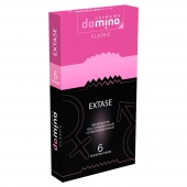 Презервативы с точками и рёбрышками DOMINO Classic Extase - 6 шт. - Domino - купить с доставкой в Белгороде