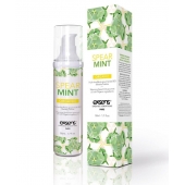 Разогревающее массажное масло Gourmet Spearmint Organic с органическими ингредиентами - 50 мл. - Exsens - купить с доставкой в Белгороде
