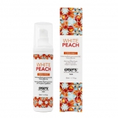Разогревающее массажное масло Gourmet White Peach Organic с органическими ингредиентами - 50 мл. - Exsens - купить с доставкой в Белгороде