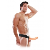 Полый страпон 8  Hollow Strap-On телесного цвета - 19 см. - Pipedream - купить с доставкой в Белгороде