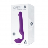 Лиловый безремневой страпон Queens M - Adrien Lastic - купить с доставкой в Белгороде