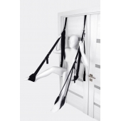 Черные секс-качели на дверь Anonymo №0505 - ToyFa - купить с доставкой в Белгороде