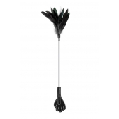 Двусторонний стек-щекоталка Sweet Caress Feather Whip - 58 см. - Sweet Caress - купить с доставкой в Белгороде