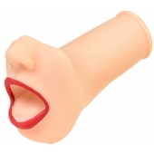 Мастурбатор-ротик с алыми губами - ToyFa - в Белгороде купить с доставкой