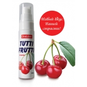 Гель-смазка Tutti-frutti с вишнёвым вкусом - 30 гр. - Биоритм - купить с доставкой в Белгороде