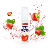 Гель-смазка Tutti-frutti с земляничным вкусом - 30 гр. - Биоритм - купить с доставкой в Белгороде