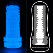Светящийся в темноте мастурбатор Lumino Play Masturbator Ribbed - Lovetoy - в Белгороде купить с доставкой