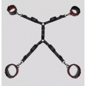 Изысканный набор фиксаций на кровати Reversible Under Mattress Restraint Set - Fifty Shades of Grey - купить с доставкой в Белгороде