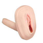 Мастурбатор-вагина с вибрацией и выносным пультом управления REALSTUFF SMOOTH   BALD - Dream Toys - в Белгороде купить с доставкой