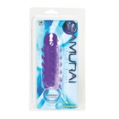 Закрытая фиолетовая насадка с пупырышками SAMURAI PENIS SLEEVE PURPLE - 14,5 см. - NMC - в Белгороде купить с доставкой