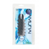 Дымчатая стимулирующая насадка с закрытой головкой SAMURAI PENIS SLEEVE BLACK - 14,5 см. - NMC - в Белгороде купить с доставкой