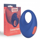 Синее эрекционное кольцо RRRING Casual Date Cock Ring - FeelzToys - в Белгороде купить с доставкой