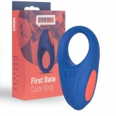 Синее эрекционное кольцо RRRING First Date Cock Ring - FeelzToys - в Белгороде купить с доставкой