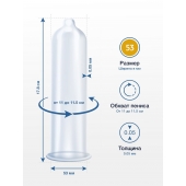 Презервативы MY.SIZE размер 53 - 3 шт. - My.Size - купить с доставкой в Белгороде