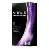 Презервативы с утолщённой стенкой VITALIS PREMIUM strong - 12 шт. - Vitalis - купить с доставкой в Белгороде