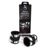 Серо-черные наручники Totally His - Fifty Shades of Grey - купить с доставкой в Белгороде
