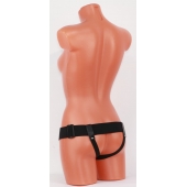 Универсальные черные трусики для страпона - БДСМ Арсенал - купить с доставкой в Белгороде