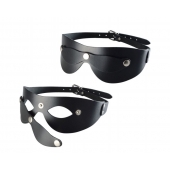 Черная кожаная маска  Новичок - Sitabella - купить с доставкой в Белгороде