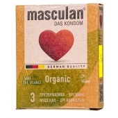 Экологически чистые презервативы Masculan Organic - 3 шт. - Masculan - купить с доставкой в Белгороде