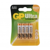 Батарейки алкалиновые GP Ultra Alkaline 24А AАA/LR03 - 4 шт. - Элементы питания - купить с доставкой в Белгороде