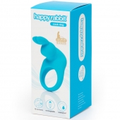 Голубое эрекционное виброкольцо Happy Rabbit Rechargeable Rabbit Cock Ring - Happy Rabbit - в Белгороде купить с доставкой