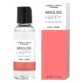 Смазка на силиконовой основе Mixgliss Happy - 50 мл. - Mixgliss - купить с доставкой в Белгороде