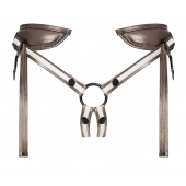 Бронзовый пояс для насадок Desirous Harness - Strap-on-me - купить с доставкой в Белгороде