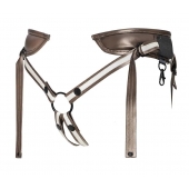 Бронзовый пояс для насадок Desirous Harness - Strap-on-me - купить с доставкой в Белгороде