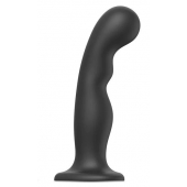Черная насадка Strap-On-Me Dildo Plug P G size XXL - Strap-on-me - купить с доставкой в Белгороде