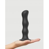 Черная насадка Strap-On-Me Dildo Geisha Balls size XL - Strap-on-me - купить с доставкой в Белгороде