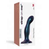 Темно-синяя насадка Strap-On-Me Dildo Plug Snaky size M - Strap-on-me - купить с доставкой в Белгороде