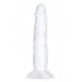 Прозрачный фаллоимитатор-реалистик Crystal - 19 см. - Blush Novelties