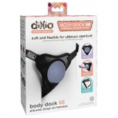 Черные трусики для страпона Body Dock SE на регулируемых ремнях - Pipedream - купить с доставкой в Белгороде