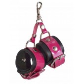 Розово-черный брелок  Наручники - Sitabella - купить с доставкой в Белгороде