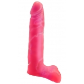 Розовая насадка-фаллос для трусиков Harness - 16,5 см. - LOVETOY (А-Полимер) - купить с доставкой в Белгороде
