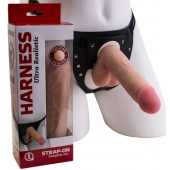 Страпон в подарочной упаковке: трусики с плугом и фаллоимитатор-насадка - 16 см. - LOVETOY (А-Полимер) - купить с доставкой в Белгороде