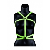 Портупея Body Harness с неоновым эффектом - размер L-XL - Shots Media BV - купить с доставкой в Белгороде