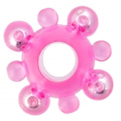 Эрекционное кольцо c бусинками - Toyfa Basic - в Белгороде купить с доставкой