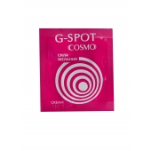 Стимулирующий интимный крем для женщин Cosmo G-spot - 2 гр. - Биоритм - купить с доставкой в Белгороде
