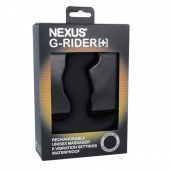 Черный вибромассажер простаты Nexus G-Rider+ - 12,6 см. - Nexus Range - в Белгороде купить с доставкой