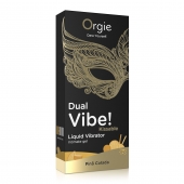 Съедобный гель Dual Vibe Pina Colada с эффектом вибрации и вкусом коктейля пина колада - 15 мл. - ORGIE - купить с доставкой в Белгороде
