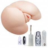 Вибрирующий мастурбатор-попка с ротацией и пультом управления - Baile - в Белгороде купить с доставкой