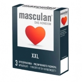 Презервативы увеличенного размера Masculan XXL - 3 шт. - Masculan - купить с доставкой в Белгороде