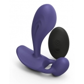 Темно-синий вибромассажер Witty P G Vibrator with Remote Control - Love to Love - в Белгороде купить с доставкой