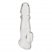 Прозрачная насадка для пениса Girthy Penis Enhancing Sleeve Extension - 17,1 см. - BlueLine - в Белгороде купить с доставкой