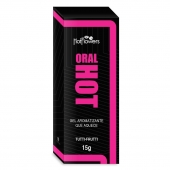 Гель для оральных ласк Oral Hot с согревающим эффектом - 15 гр. - HotFlowers - купить с доставкой в Белгороде