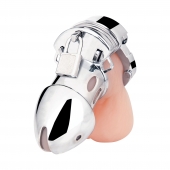 Клетка на пенис из металла Obedience Cock Cage - BlueLine - купить с доставкой в Белгороде