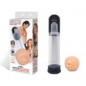 Автоматическая вакуумная помпа-мастурбатор Blowjob Auto Sucker Penis Enlarger Pump - Lux Fetish - в Белгороде купить с доставкой