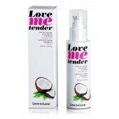 Съедобное согревающее массажное масло Love Me Tender Cocos с ароматом кокоса - 100 мл. - Love to Love - купить с доставкой в Белгороде